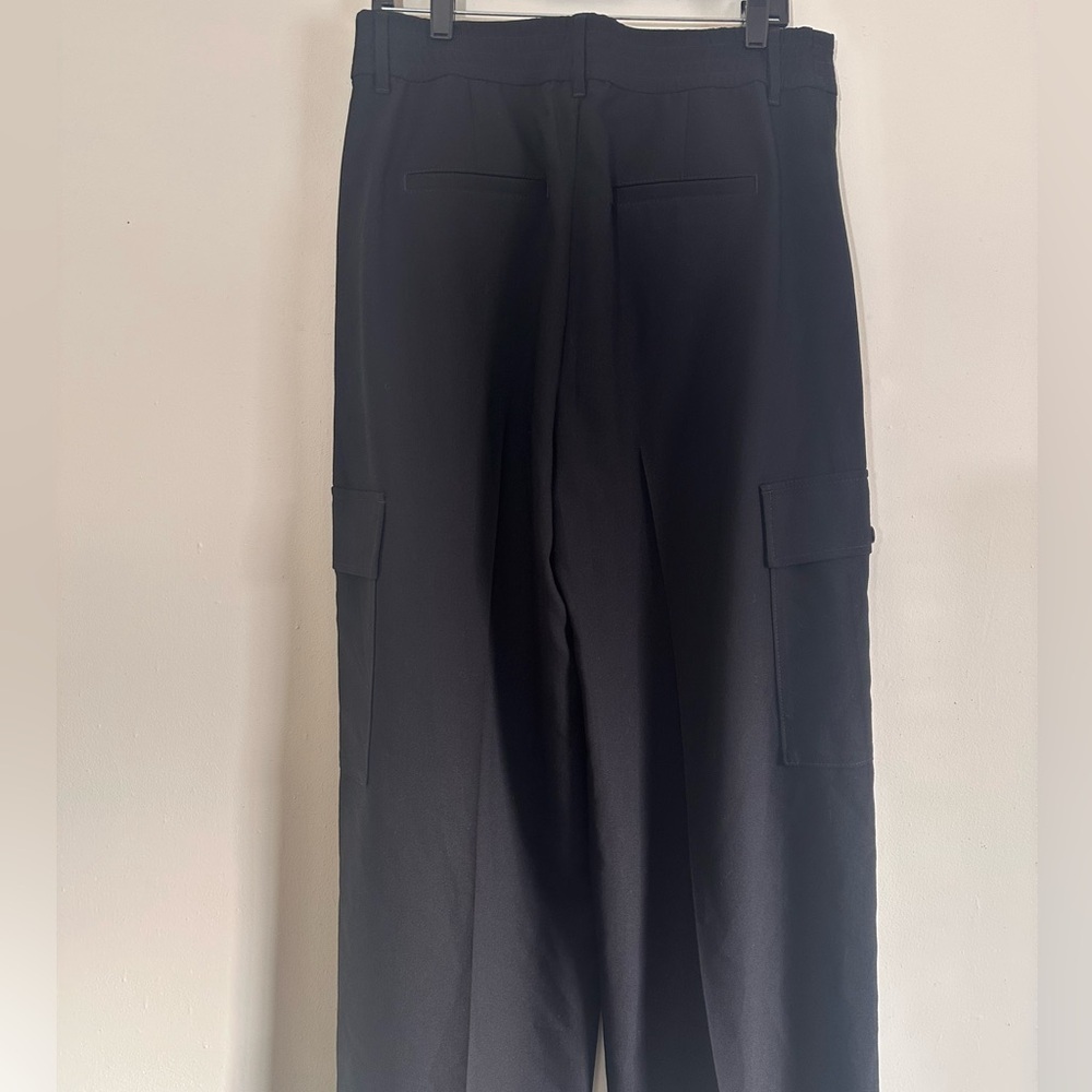 Chico’s Cargo Wideleg Pants Black size 12 - Picture 11 of 12